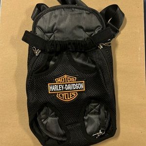 Harley Davidson dog back pack